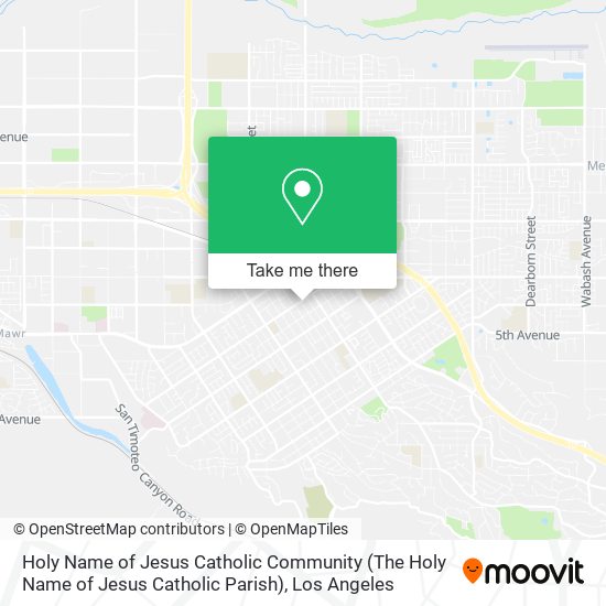 Holy Name of Jesus Catholic Community (The Holy Name of Jesus Catholic Parish) map