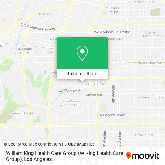 Mapa de William King Health Care Group