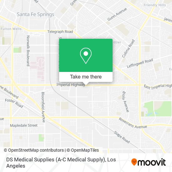 DS Medical Supplies (A-C Medical Supply) map
