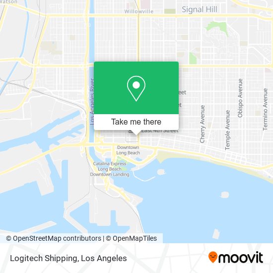 Logitech Shipping map