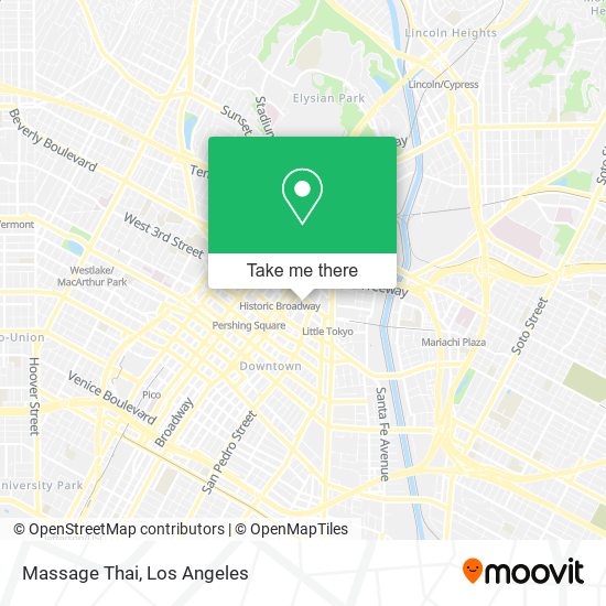 Mapa de Massage Thai