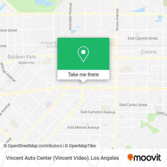 Mapa de Vincent Auto Center (Vincent Video)