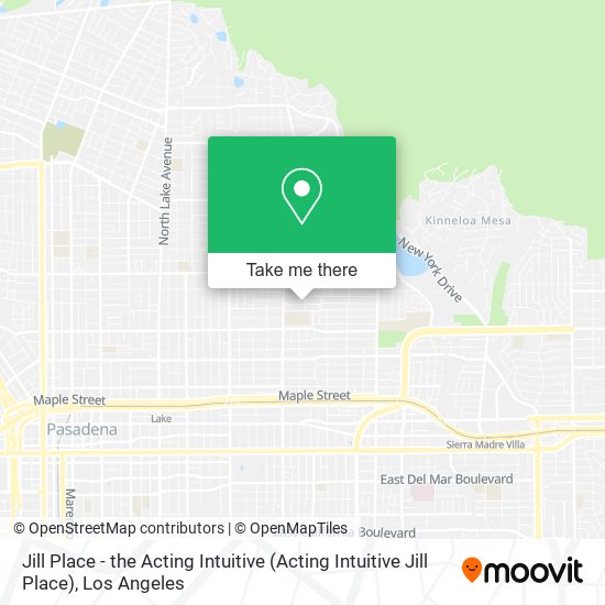 Jill Place - the Acting Intuitive map