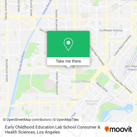 Early Childhood Education Lab School Consumer & Health Sciences map