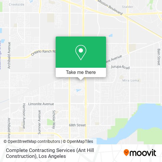 Complete Contracting Services (Ant Hill Construction) map