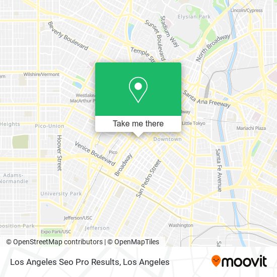 Mapa de Los Angeles Seo Pro Results