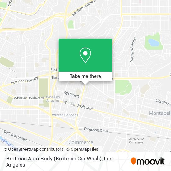 Mapa de Brotman Auto Body (Brotman Car Wash)