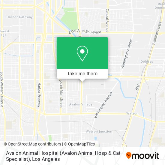 Mapa de Avalon Animal Hospital (Avalon Animal Hosp & Cat Specialist)