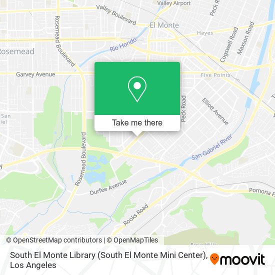 South El Monte Library (South El Monte Mini Center) map