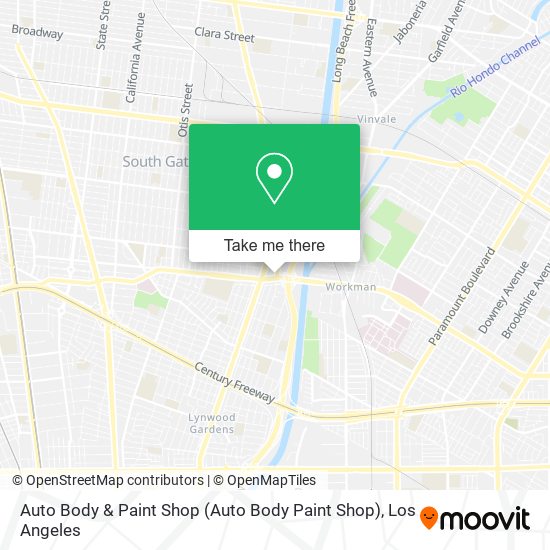 Mapa de Auto Body & Paint Shop