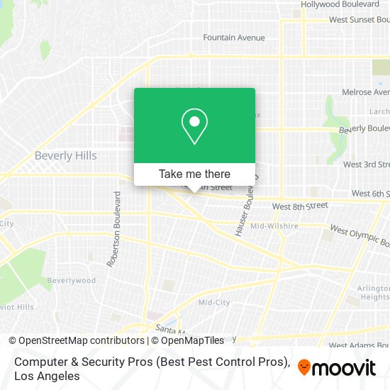 Mapa de Computer & Security Pros (Best Pest Control Pros)