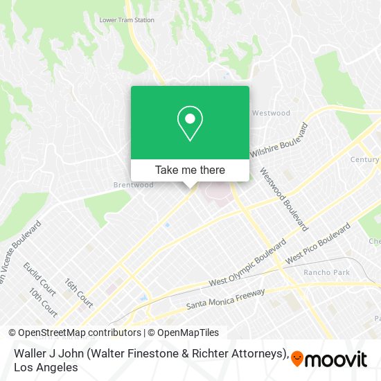 Waller J John (Walter Finestone & Richter Attorneys) map