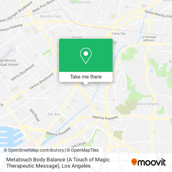 Metatouch Body Balance (A Touch of Magic Therapeutic Message) map