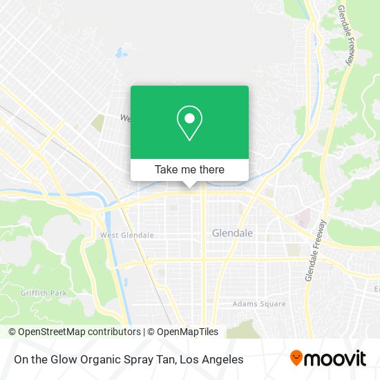 On the Glow Organic Spray Tan map