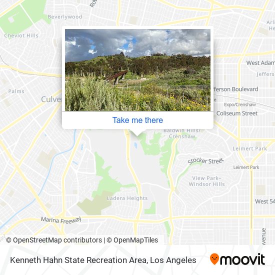 Mapa de Kenneth Hahn State Recreation Area