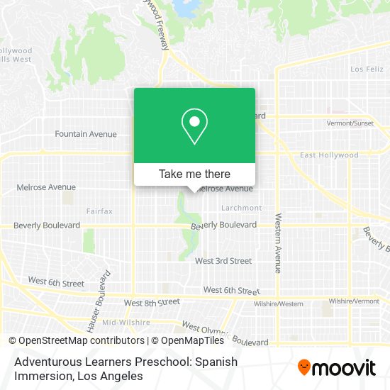 Mapa de Adventurous Learners Preschool: Spanish Immersion