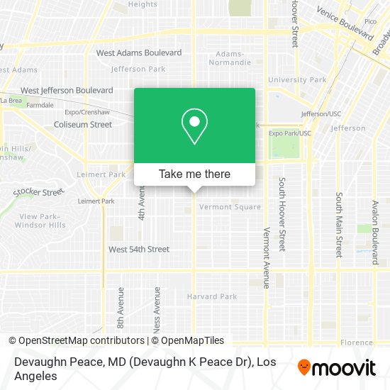 Devaughn Peace, MD (Devaughn K Peace Dr) map