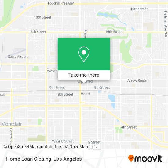 Mapa de Home Loan Closing