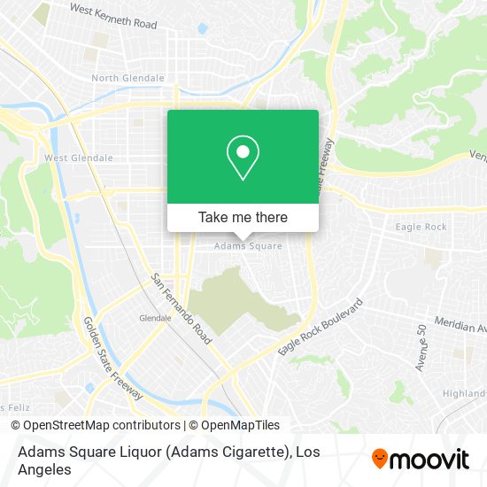 Adams Square Liquor (Adams Cigarette) map