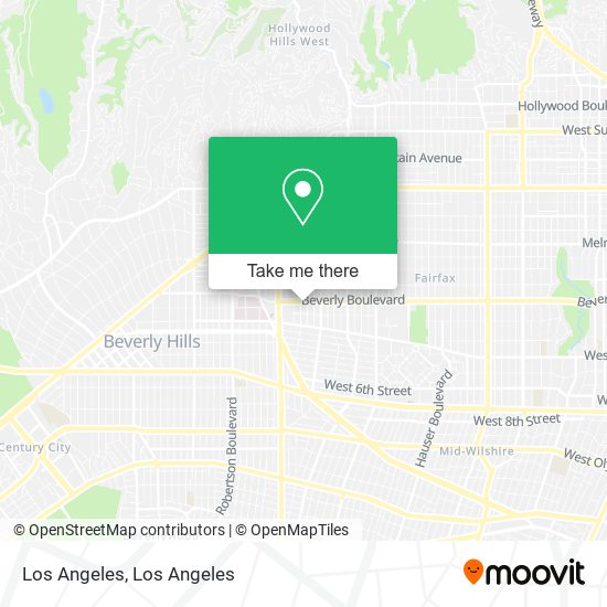 Los Angeles map