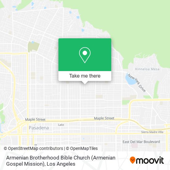 Mapa de Armenian Brotherhood Bible Church (Armenian Gospel Mission)