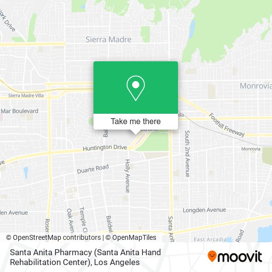 Santa Anita Pharmacy (Santa Anita Hand Rehabilitation Center) map