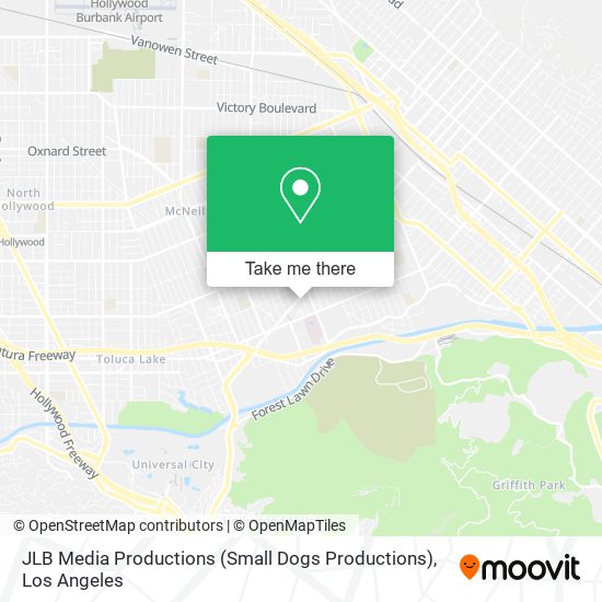 Mapa de JLB Media Productions (Small Dogs Productions)