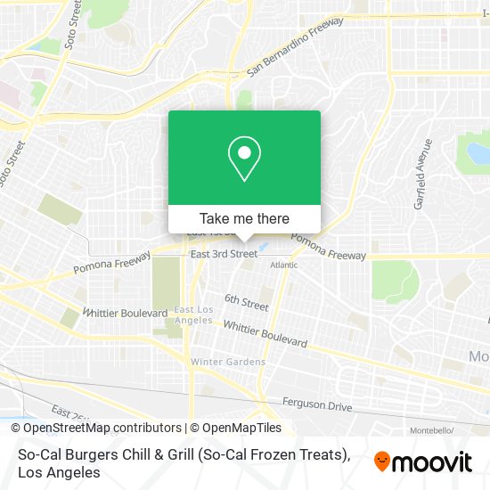 So-Cal Burgers Chill & Grill (So-Cal Frozen Treats) map
