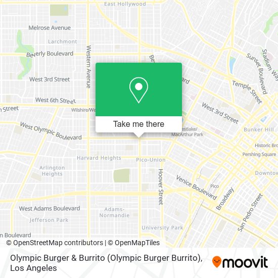 Mapa de Olympic Burger & Burrito