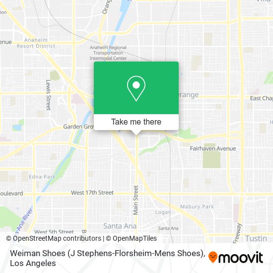 Weiman Shoes (J Stephens-Florsheim-Mens Shoes) map