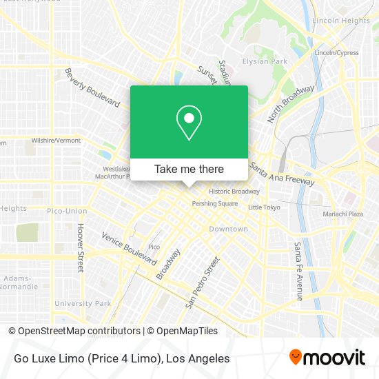 Go Luxe Limo (Price 4 Limo) map