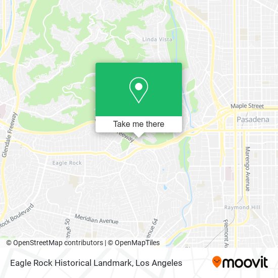 Mapa de Eagle Rock Historical Landmark