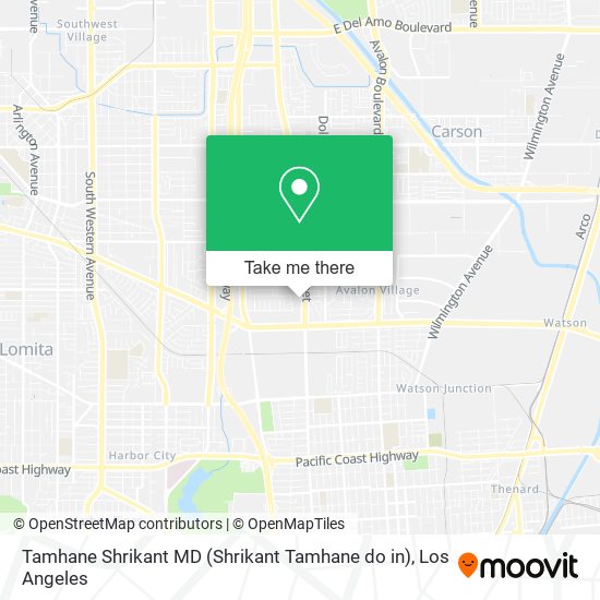 Tamhane Shrikant MD (Shrikant Tamhane do in) map