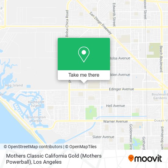 Mapa de Mothers Classic California Gold (Mothers Powerball)