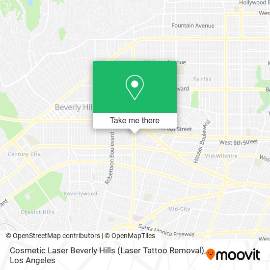 Mapa de Cosmetic Laser Beverly Hills (Laser Tattoo Removal)