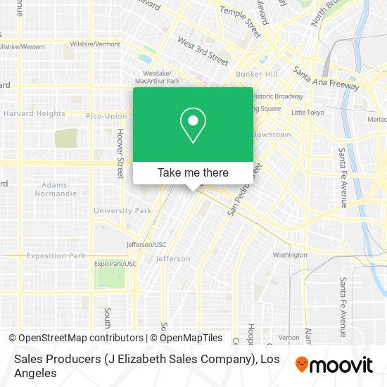 Sales Producers (J Elizabeth Sales Company) map