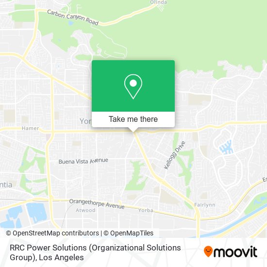 Mapa de RRC Power Solutions (Organizational Solutions Group)