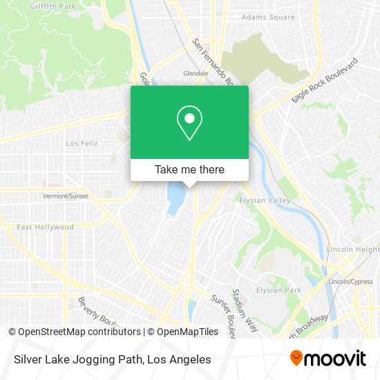 Mapa de Silver Lake Jogging Path