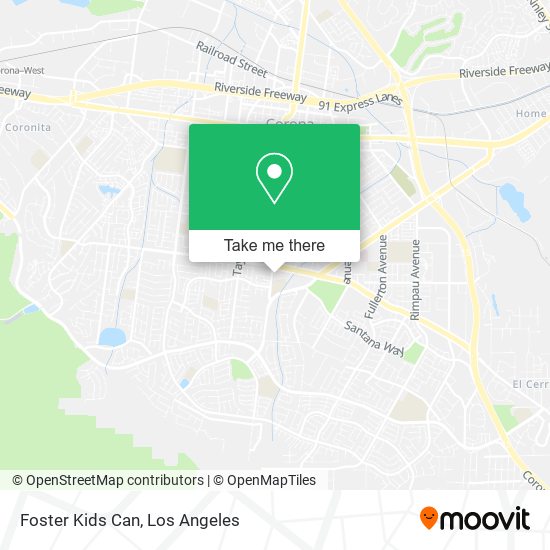 Foster Kids Can map