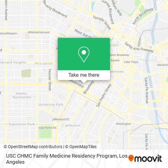 USC CHMC Family Medicine Residency Program map