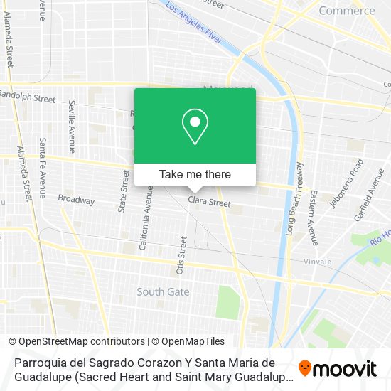 Parroquia del Sagrado Corazon Y Santa Maria de Guadalupe map