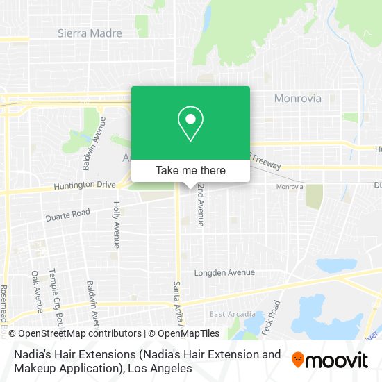 Mapa de Nadia's Hair Extensions (Nadia's Hair Extension and Makeup Application)