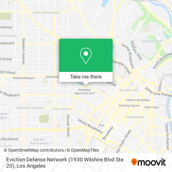 Mapa de Eviction Defense Network (1930 Wilshire Blvd Ste 20)