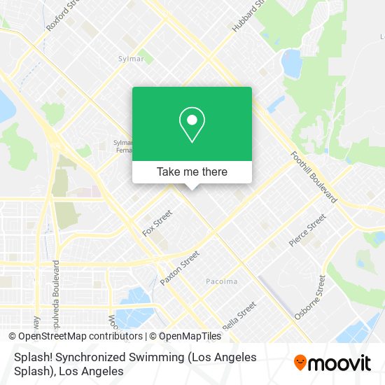 Splash! Synchronized Swimming (Los Angeles Splash) map