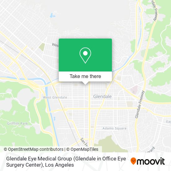 Mapa de Glendale Eye Medical Group (Glendale in Office Eye Surgery Center)