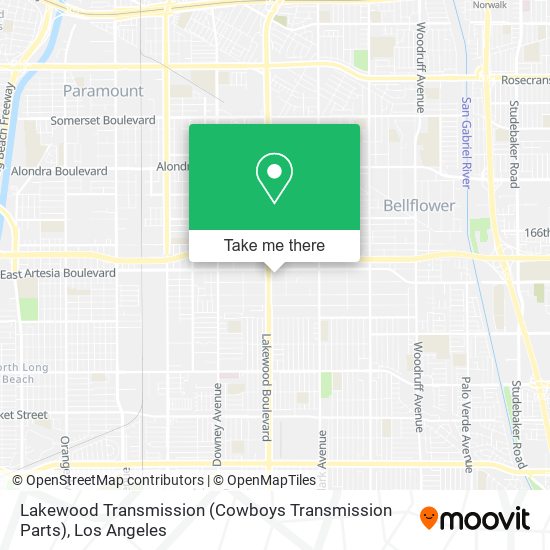Lakewood Transmission (Cowboys Transmission Parts) map
