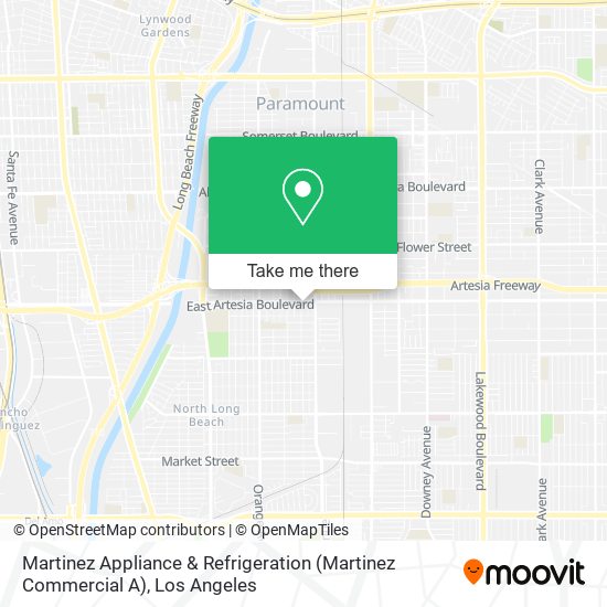 Mapa de Martinez Appliance & Refrigeration (Martinez Commercial A)