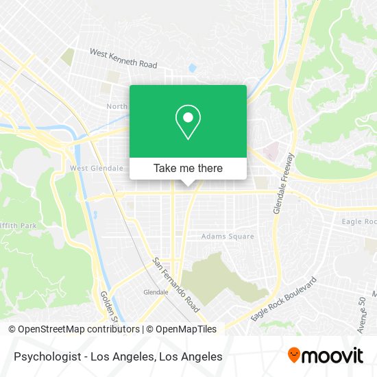 Psychologist - Los Angeles map