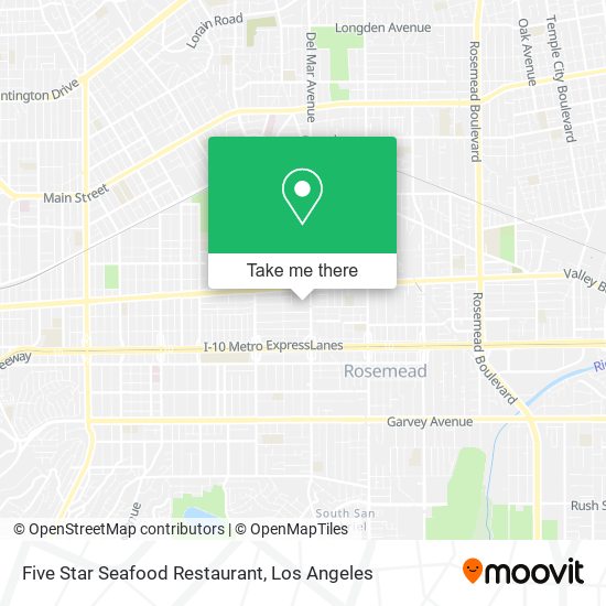Five Star Seafood Restaurant map