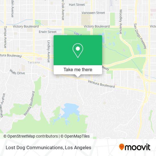 Lost Dog Communications map